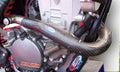 Pro Carbon uitlaatbocht bescherming KTM SX-F 450 2007-2008 ( voor originele uitlaatbocht )