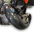 Pro Carbon uitlaatbocht bescherming KTM EXC 150 TPI 2020-2023 & Husqvarna TE 150i 2020-2023 ( voor originele uitlaatbocht )