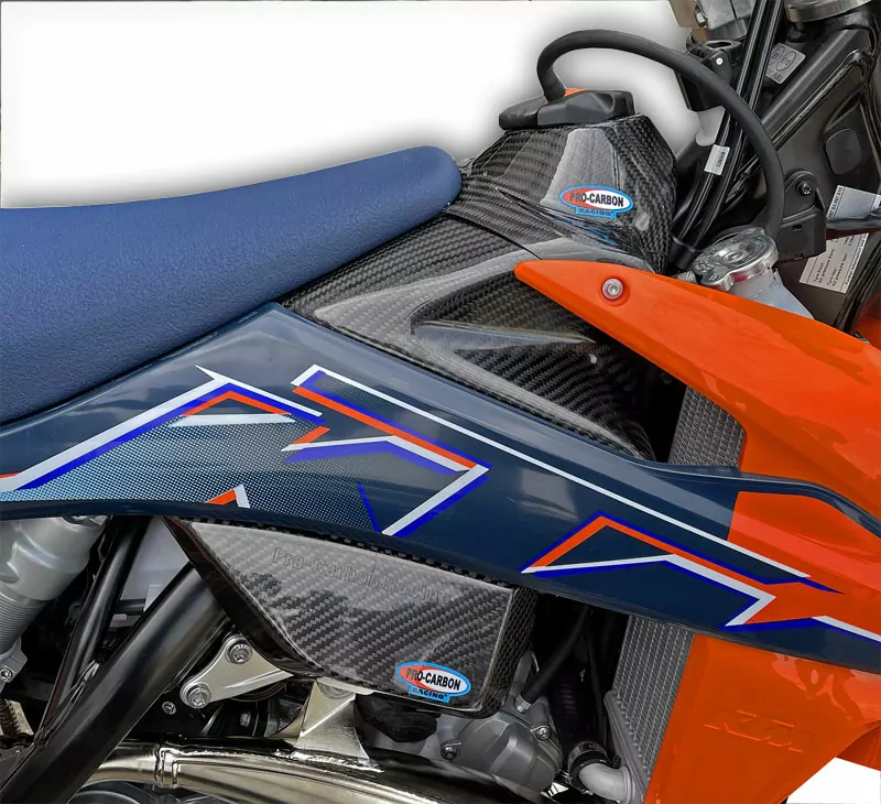 Pro Carbon benzinetank cover ( full set ) KTM EXC 250/300 TPI 2020-2023