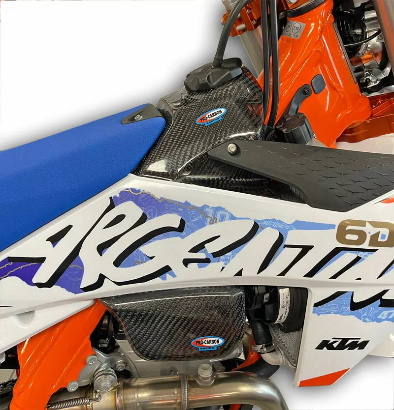 Pro Carbon benzinetank cover ( full set ) KTM EXC 125/250/300 2024- & EXC-F 250/350/450/500 2024-