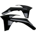 UFO radiator kappen Zwart KTM SX 125/150/250 11-12 & SX-F 250/350/450 11-12 & EXC 125/200/250/300/350/450/500 12-13