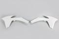 UFO radiator kappen Wit KTM SX 125/150/250 11-12 & SX-F 250/350/450 11-12 & EXC 125/200/250/300/350/450/500 12-13