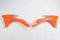 UFO radiator kappen Oranje KTM SX 125/150/250 11-12 & SX-F 250/350/450 11-12 & EXC 125/200/250/300/350/450/500 12-13