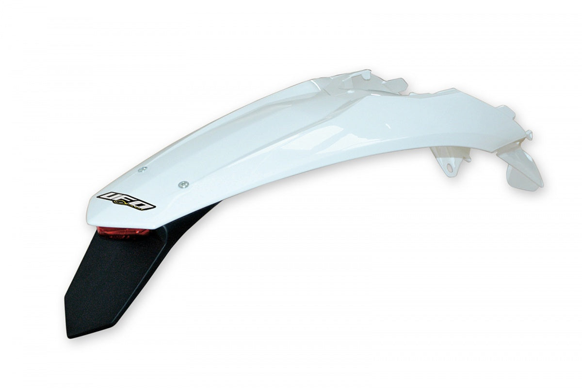 UFO Enduro achterspatbord Wit KTM EXC 125/150/250/350/450/500 12-16