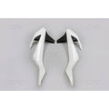 UFO radiator kappen Zwart / Wit KTM SX 125/150/250 16-18 & SX-F 250/350/450 16-18 & EXC 250/300 17-19 & EXC-F 250/350/450/500 17-19