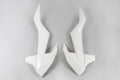 UFO radiator kappen Wit KTM SX 85 2018- & Gas Gas MC 85 2021-