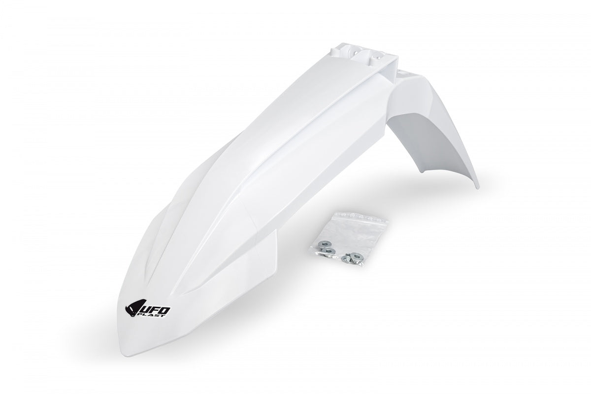 UFO Voorspatbord Wit KTM SX 125/150/250/300 2023- & SX-F 250/350/450 2023- & KTM EXC/EXC-F 250/300/350/450/500 2024-