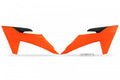 UFO Radiator Kappen Fluor Oranje KTM SX 125/150/250/300 2023-2024 & SX-F 250/350/450 2023-2024 & EXC/EXC-F 250/300/350/450/500 2024-
