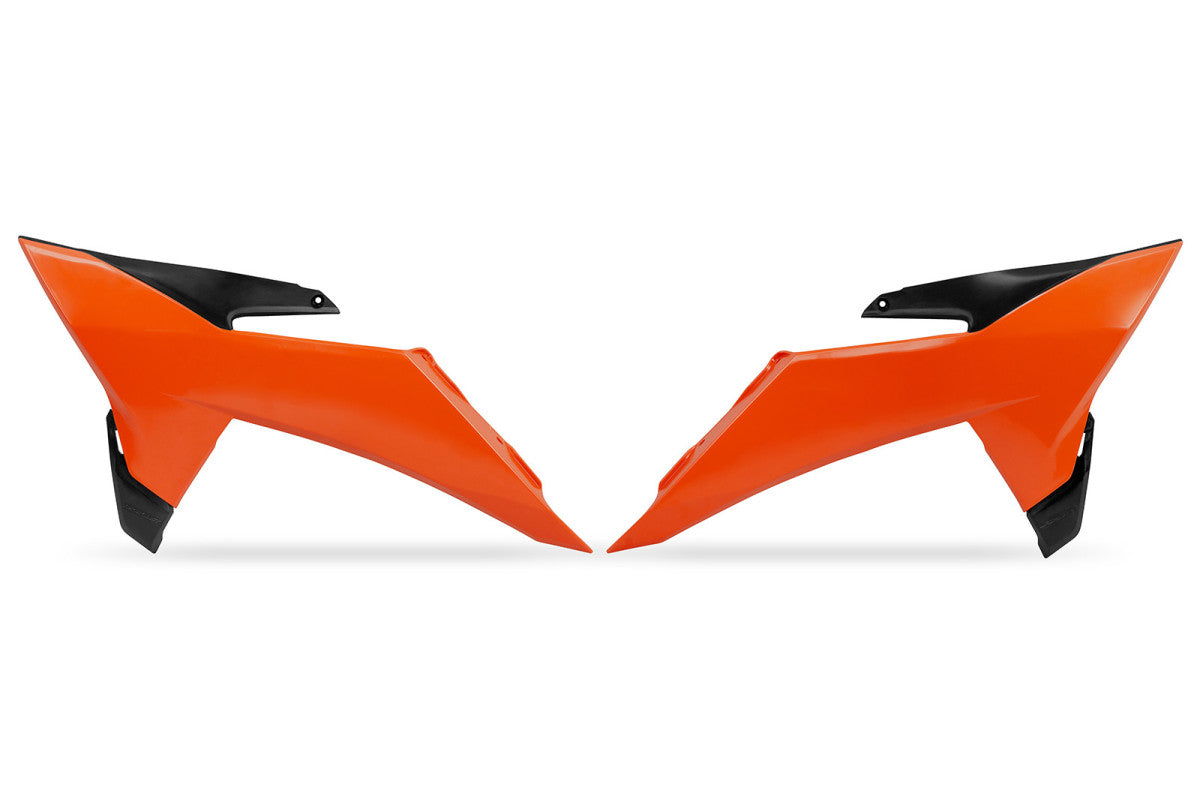 UFO Radiator Kappen Oranje KTM SX 125/150/250/300 2023-2026 & SX-F 250/350/450 2023-2026 ( model 2025 )
