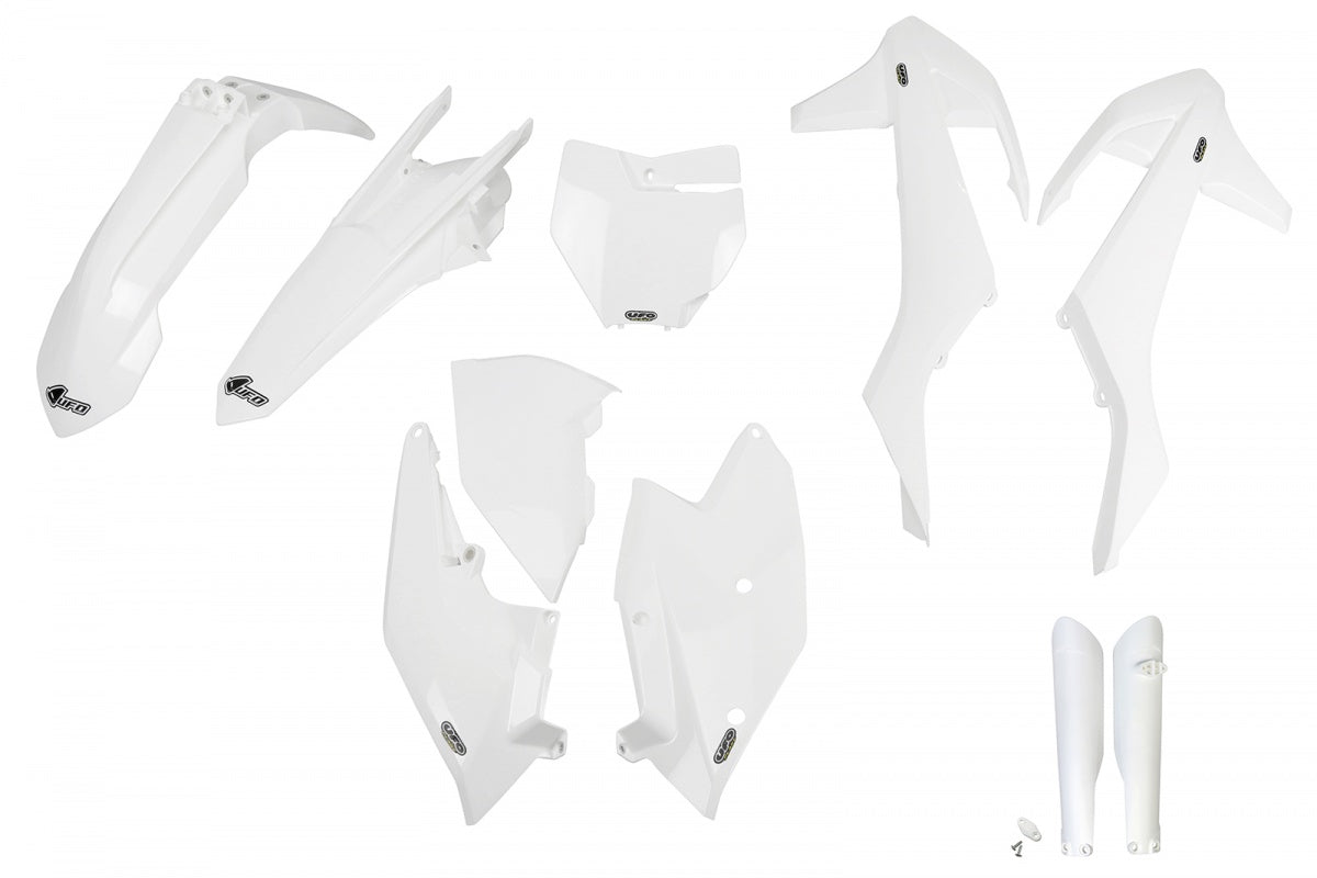 UFO plastic kit Wit KTM SX 125/150 16-18 & SX 250 17-18 & SX-F 250/350/450 16-18 ( full kit )