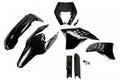 UFO plastic kit Zwart KTM EXC 250/300/350/450/500 2009-2011 (full kit)