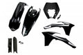 UFO plastic kit Zwart KTM EXC/EXC-F 125/250/300/350/450/500 2012-2013 (full kit)