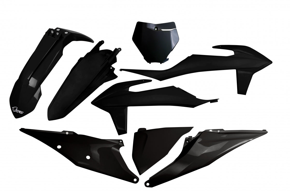 UFO plastic kit Zwart KTM SX 125/150/250 19-22 & SX-F 250/350/450 19-22