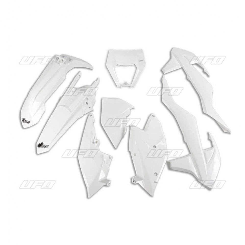 UFO plastic kit Wit met koplamp plastic KTM EXC/EXC-F 250/300/350/450/500 17-19