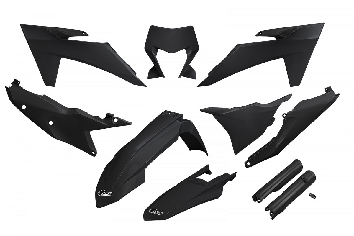 UFO plastic kit Zwart ( Full kit ) KTM EXC/EXC-F 250/300/350/450/500 2024-