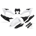UFO plastic kit Zwart/Wit ( Full kit ) KTM EXC/EXC-F 250/300/350/450/500 2024-