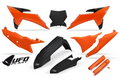 UFO plastic kit Oranje/Zwart ( Full kit ) KTM SX 125/150/250/300 2023-2026 & SX-F 250/350/450 2023-2026 ( model 2025 )