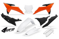 UFO plastic kit Wit/Oranje/Zwart ( Full kit ) KTM SX 125/150/250/300 2023-2026 & SX-F 250/350/450 2023-2026 ( model 2025 )