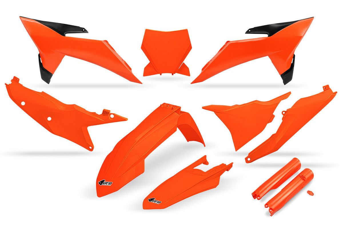 UFO plastic kit Fluor Oranje ( Full kit ) KTM SX 125/150/250/300 2023-2026 & SX-F 250/350/450 2023-2026 ( model 2025 )