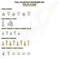 Bolt Volledige plastic set schroeven set KTM SX 85 03-12