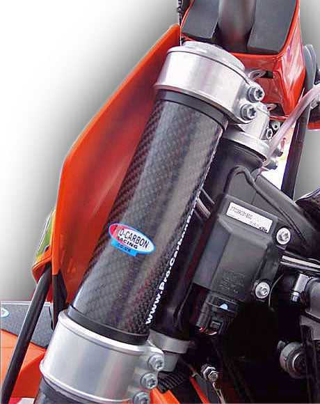 Pro Carbon bovenste voorvork deel carbon wraps ( set van links en rechts )