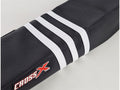 Cross X Zadelovertrek TLD Zwart met 3 witte lijnen KTM SX/SX-F 16-18 & EXC/EXC-F 17-19