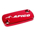 Apico voorrem master cylinder deksel rood HON/KAW/TM/BETA, CR/CRF 96-26, KX250F/X 21-26, KX450F/X 19-23, RR/RX 10-26