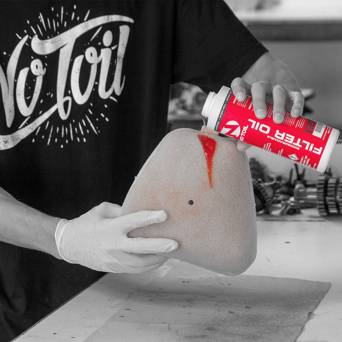 No Toil luchtfilter olie + luchtfilter cleaner + luchtfilterbak vet ( set van 3 )