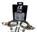 Onegripper Ti-CTRL Mud-Free Titanium voetsteunen #1 60mm Honda CR 125R/250R 02-07 & CRF 250R 04- & CRF 250X 04- & CRF 250RX 19 & CRF 450R 02- & CRF 450RX 17- & CRF 450X 05-  ( -5 mm down / -5 mm back )
