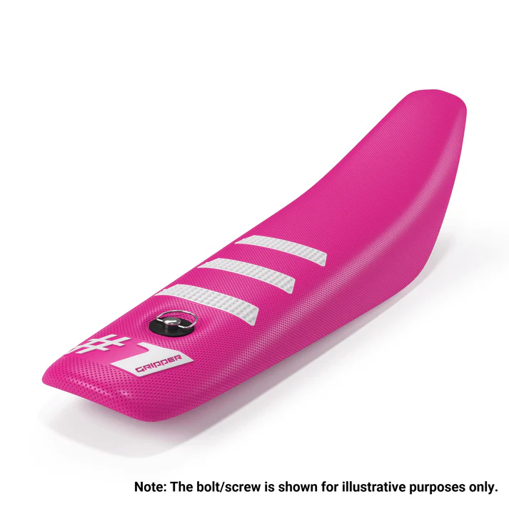 Onegripper waterdicht universeel zadelovertrek Light Ribbed Mini Roze / Wit #1