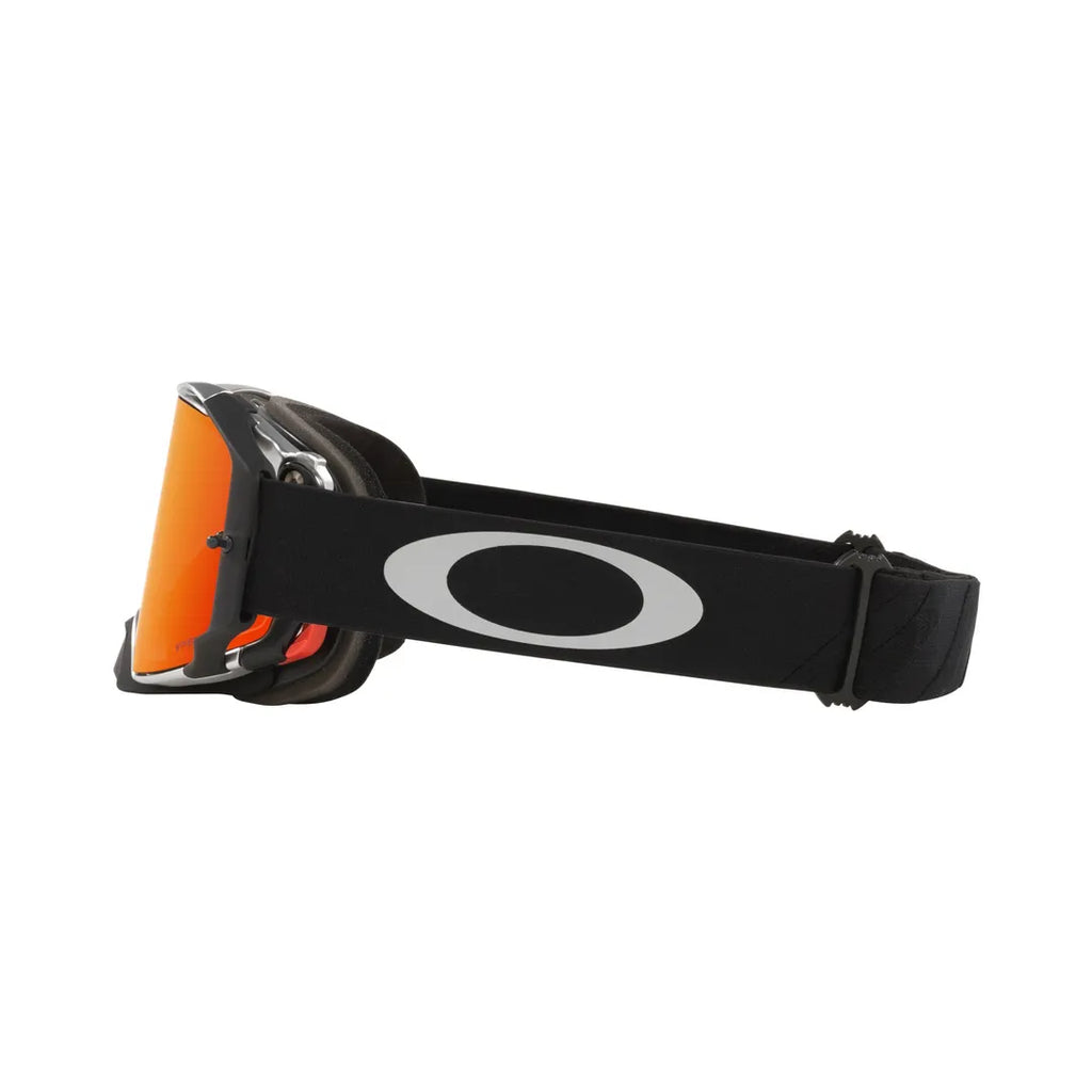 Oakley Airbrake MX Tuff Blocks Zwart Gunmetal - Prizm mx torch iridium