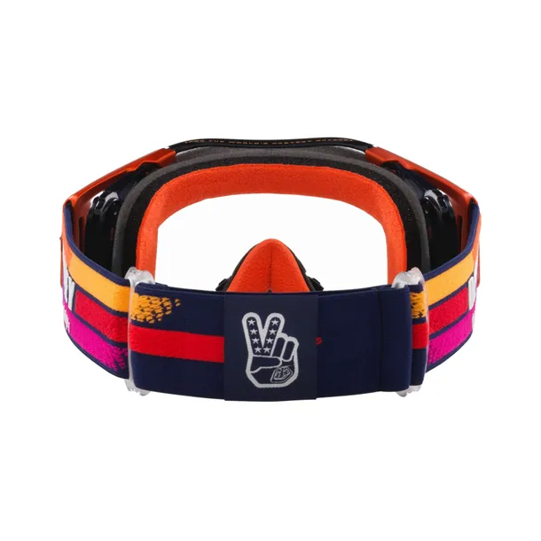 Oakley Airbrake MX TLD Navy Sunrise - heldere lens