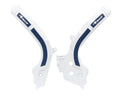 Racetech frame beschermers wit / Blauw KTM 16-18 & Husqvarna 16- & Gas Gas