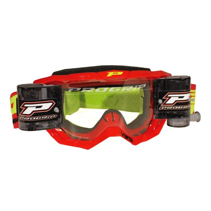 Progrip 3303 Vista crossbril met roll off XXL Rood