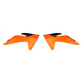 Racetech Radiator Kappen Oranje/Zwart KTM SX 50 2024-