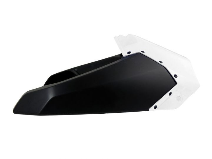 Racetech bovenste radiator kappen Wit / Zwart Yamaha YZ 250F 2014-2018 & YZ 450F 2014-2017 & WR 250F 2015-2019 & WR 450F 2016-2018