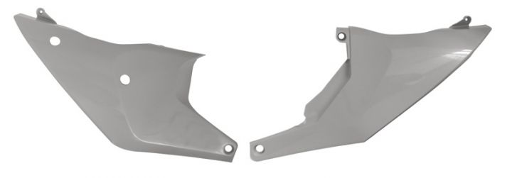 Racetech zijnummerborden Quantum Grijs Husqvarna FC/TC 125/250/300/350/450 2023-2024 & FE/TE 250/300/350/450/501 2024