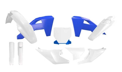 Racetech plastic kit Wit/Blauw Heritage Husqvarna TC/FC 125/250/350/450 2025- ( full kit )