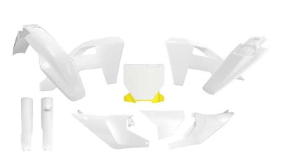 Racetech plastic kit OEM 2025/Wit Husqvarna TC/FC 125/250/350/450 2025- ( full kit )
