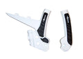 Racetech frame beschermers Wit / Zwart Gas Gas MC 125/250 2024 & MC-F 250/350/450 2024 & EC 250/300 2024 & EC 250F/350F/450F/500F 2024