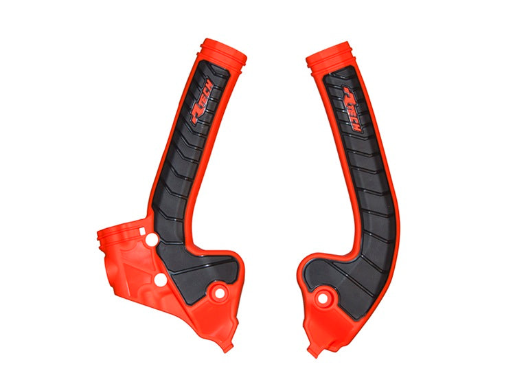 Racetech frame beschermers Oranje / Zwart KTM SX 85 18- & Husqvarna TC 85 18- & Gas Gas MC 85 2021