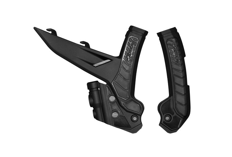 Racetech frame beschermers zwart KTM SX 125/250/300 2023- & SX-F 250/350/450 2023- & EXC/EXC-F 150/250/300/350/450/500 2024-