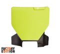 Racetech Factory voornummerplaat Fluor Geel / Zwart Husqvarna TC/FC 125-450 2023-