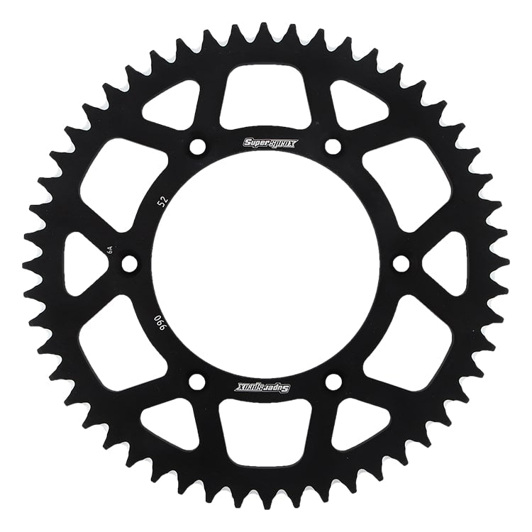 Supersprox achtertandwiel 52 tands aluminium zwart KTM SX/SX-F/EXC/EXC-F 90- & Husqvarna TC/FC/FE/TE 125/150/250/350/450/501 14-