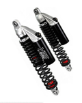 YSS Separated Nitro Gas fixed black reservoirs RG362-TRC-VT ( 2 achterveren ) Honda CR 125R 1979