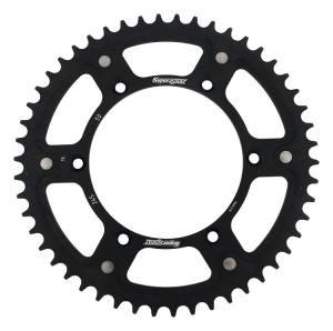 Supersprox achtertandwiel 46 tands staal/aluminium met zwarte binnenring Fantic XX/XE 125 2021 & Yamaha YZ/YZ F 125/250/450 99-