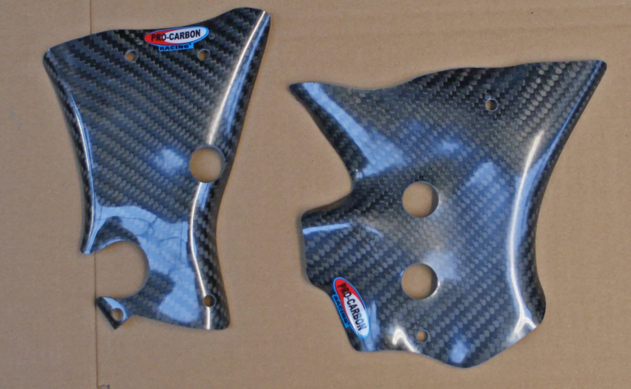 Pro Carbon framebeschermers Suzuki RM 250 2004-2008