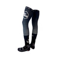 FM Racing MX Sokken voor kniebrace Zwart / Blauw voor crosslaarzen maat 40-42