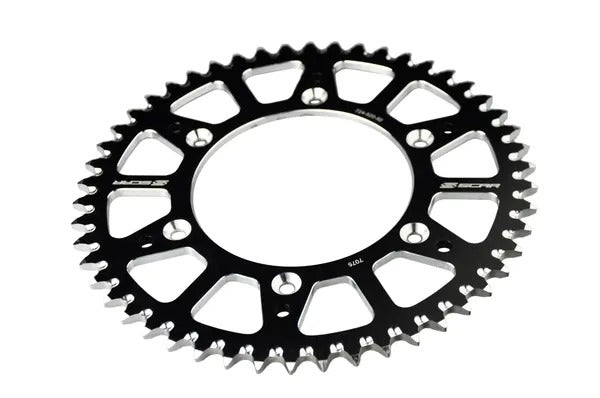 Scar achtertandwiel 52 tands aluminium Zwart KTM SX/SX-F/EXC/EXC-F 90- & Husqvarna TC/FC/FE/TE 125/150/250/350/450/501 14-