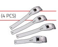 FM laars clipjes Wit voor FM MX Crosslaarzen Typhoon 1/2/3 ( 4 pack )